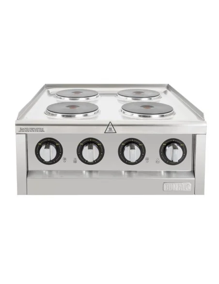 Table de cuisson électrique 4 feux Buffalo Série 600 