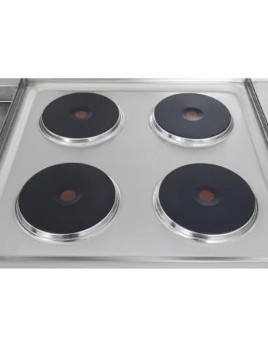 Table de cuisson électrique 4 feux Buffalo Série 600 