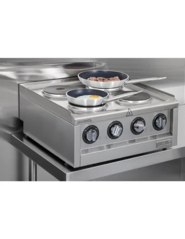 Table de cuisson électrique 4 feux Buffalo Série 600 