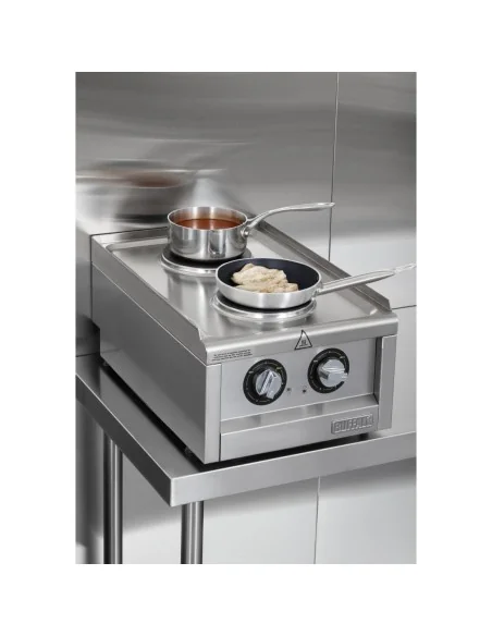 Table de cuisson électrique 2 feux Buffalo Série 600 
