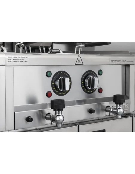 Friteuse électrique double Buffalo Série 600 2 x 8L