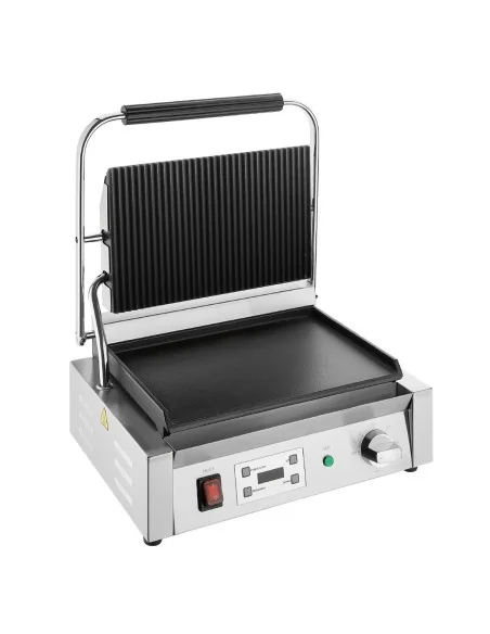 Gril de contact extra large Buffalo plaques rainurée/lisse