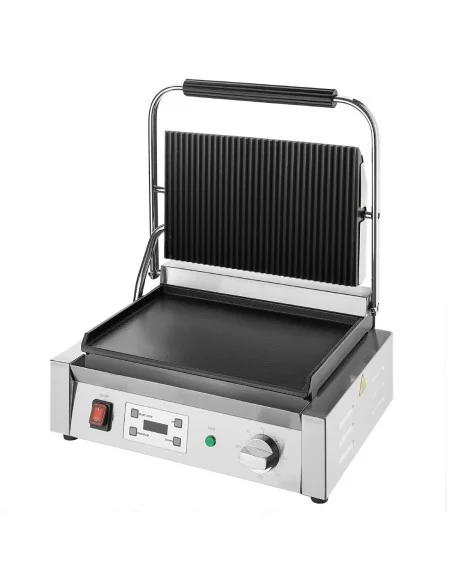 Gril de contact extra large Buffalo plaques rainurée/lisse