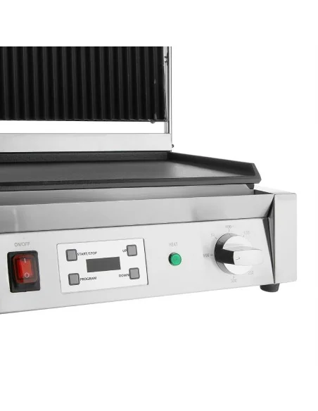 Gril de contact extra large Buffalo plaques rainurée/lisse