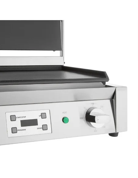 Gril de contact double Buffalo plaques lisse/lisse