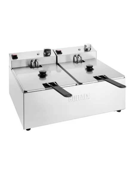 Friteuse double Buffalo - 2x5L 2x2,8kW