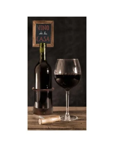 Présentoir à vin avec ardoise Securit 1 bouteille