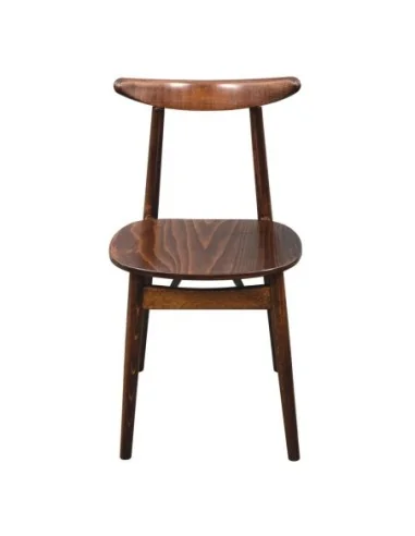 Chaises en bois courbé Fameg Cowhorn noyer naturel (lot de 2)