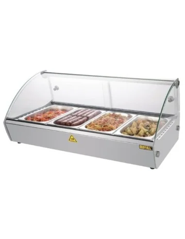 Vitrine chauffante à poser Buffalo 80 cm