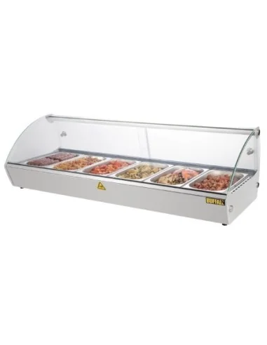Vitrine chauffante à poser Buffalo 120 cm