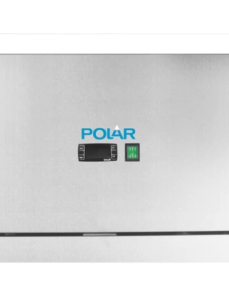 Armoire réfrigérée positive double 2 portillons GN 2/1 Polar Série G