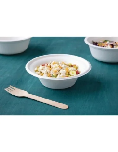 Bols ronds compostables en bagasse Fiesta Compostable 300ml (lot de 50)
