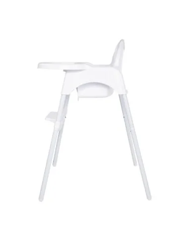 Chaise haute bébé Bolero blanc brillant