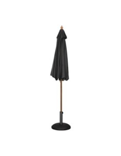 Parasol rond Bolero noir 2,5m 2