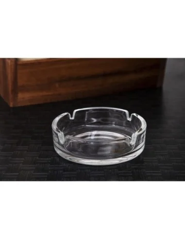 Petit cendrier empilable en verre Olympia (lot de 24)