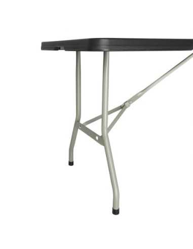 Table pliable au centre Bolero noire 1829mm