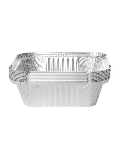 Barquettes rectangulaires aluminium Fiesta Recyclable 450ml (lot de 500)