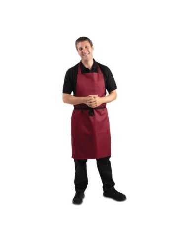 Tablier bavette Whites bordeaux