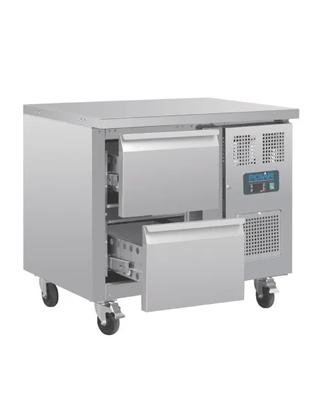 Table réfrigérée GN 1/1 ventilée 2 tiroirs Polar Série U
