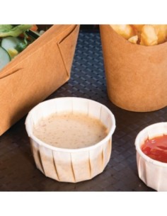 Pot à sauce biodégradable 112ml (Lot de 250) 2