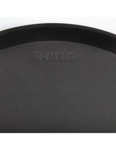Plateau rond fibre de verre antidérapant Treadlite Cambro noir 40,5 cm