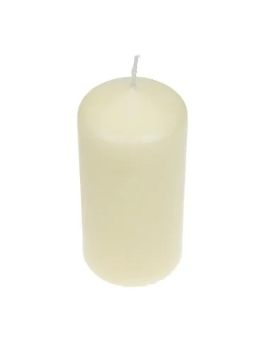 Bougies hautes cylindriques ivoire Bolsius 120mm (lot de 12)