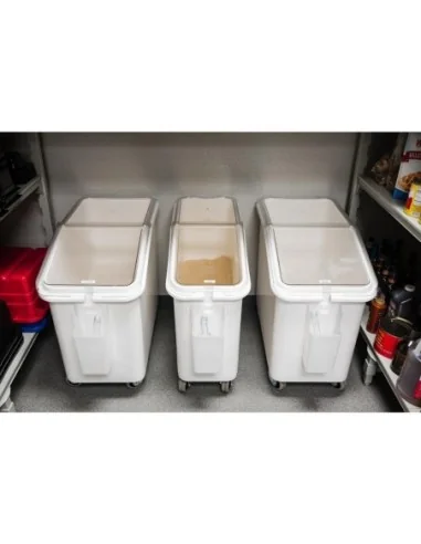 Bac à ingrédients mobile Cambro blanc 81L
