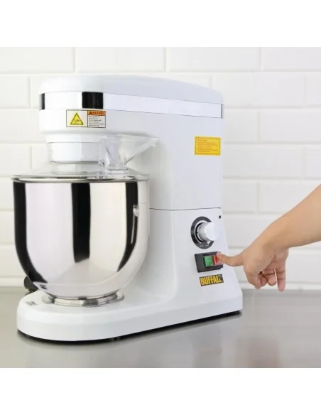 Batteur planétaire Buffalo blanc 7L