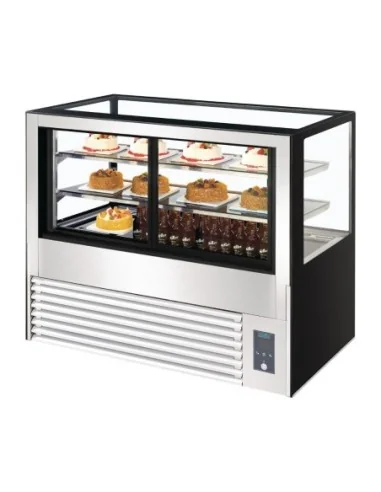 Vitrine service arrière réfrigérée Polar Série U 1500mm