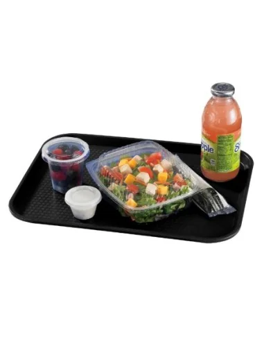 Plateau en polypropylène Fast Food Cambro noir 410 mm