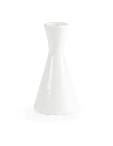 Vases bouteilles blancs 140mm Olympia (Lot de 6)