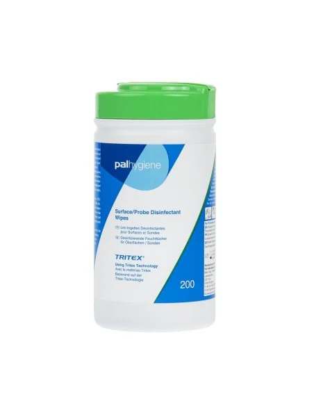 Lingettes de surface désinfectantes Pal TX (lot de 10x 200)