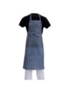Tablier bavette déperlant Whites bleu et blanc