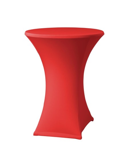 Housse de table extensible Samba rouge D2