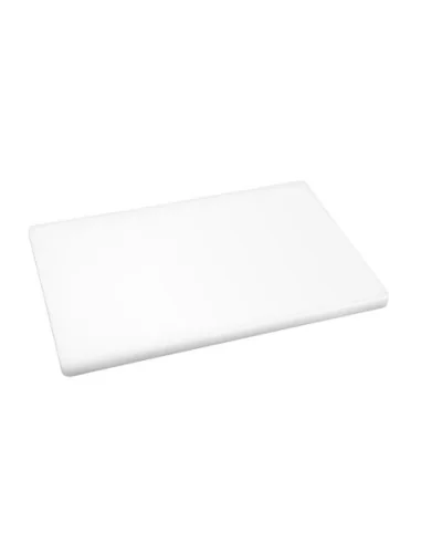 Planche à découper standard épaisse basse densité Hygiplas blanche