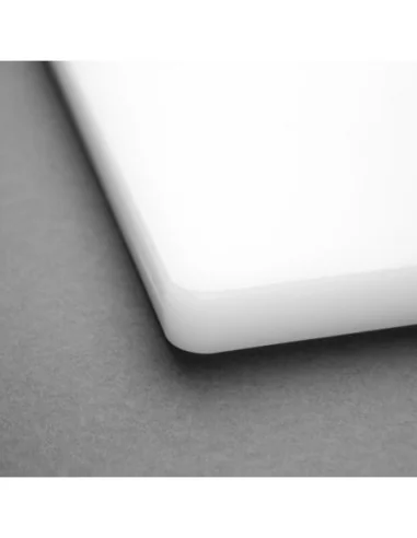 Planche à découper standard épaisse basse densité Hygiplas blanche