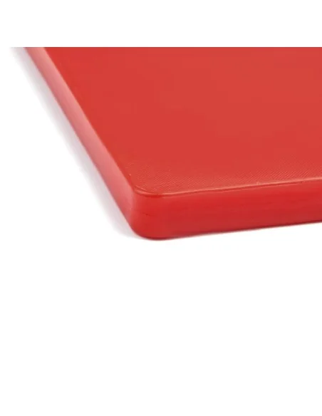 Planche à découper standard épaisse basse densité Hygiplas rouge