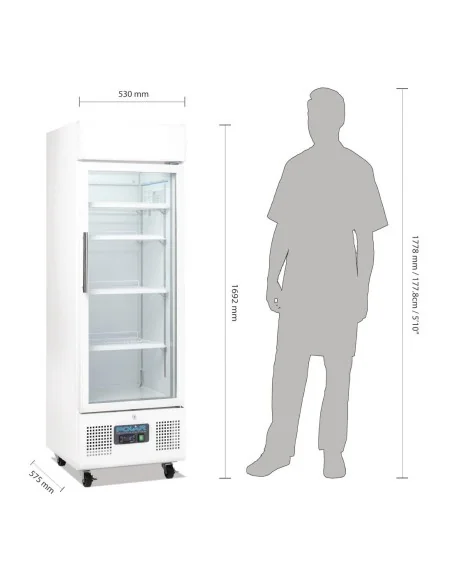 Vitrine réfrigérée positive Polar Série G 218L