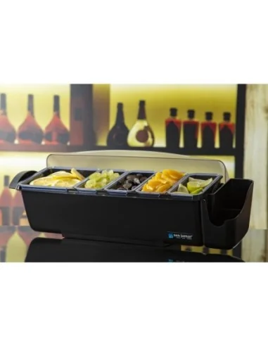 Boîte 5 compartiments dôme San Jamar