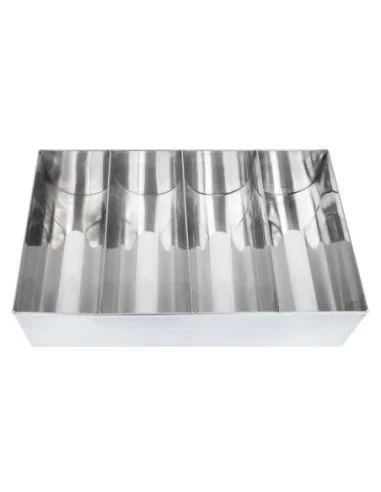 Bac à couverts Olympia acier inoxydable