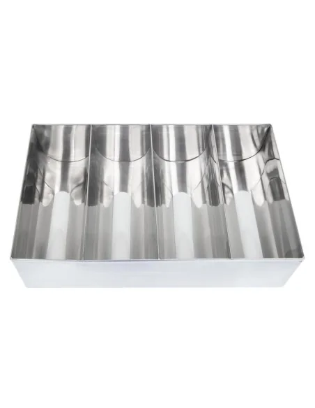 Bac à couverts Olympia acier inoxydable