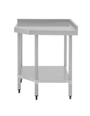 Table d'angle inox Vogue 600mm