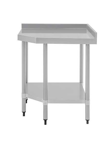 Table d'angle inox Vogue 600mm
