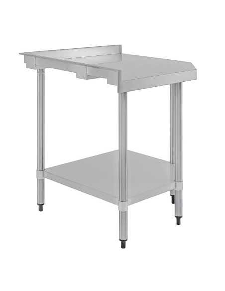 Table d'angle inox Vogue 600mm