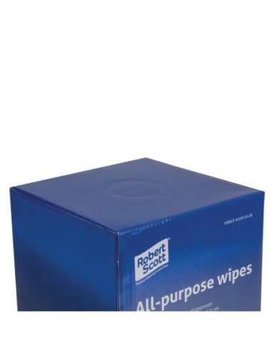 Chiffons tout usage antibactériens Jantex bleus (Lot de 200)