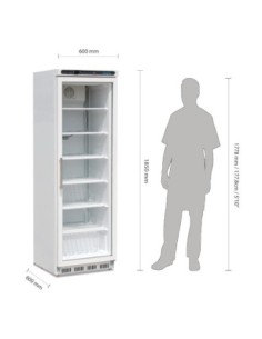 Vitrine réfrigérée négative Polar Série C 365L 2