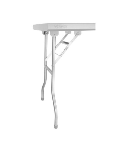 Table de travail pliante inox Vogue 1830x760x780