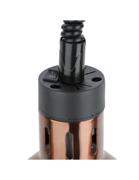 Lampe chauffante rétractable Buffalo finition cuivre