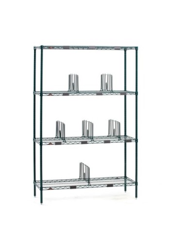 Séparateurs d'étagère Super Erecta Metro 460 x 203mm (lot de 4)