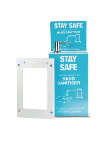 Station de désinfection des mains de comptoir/murale 5L